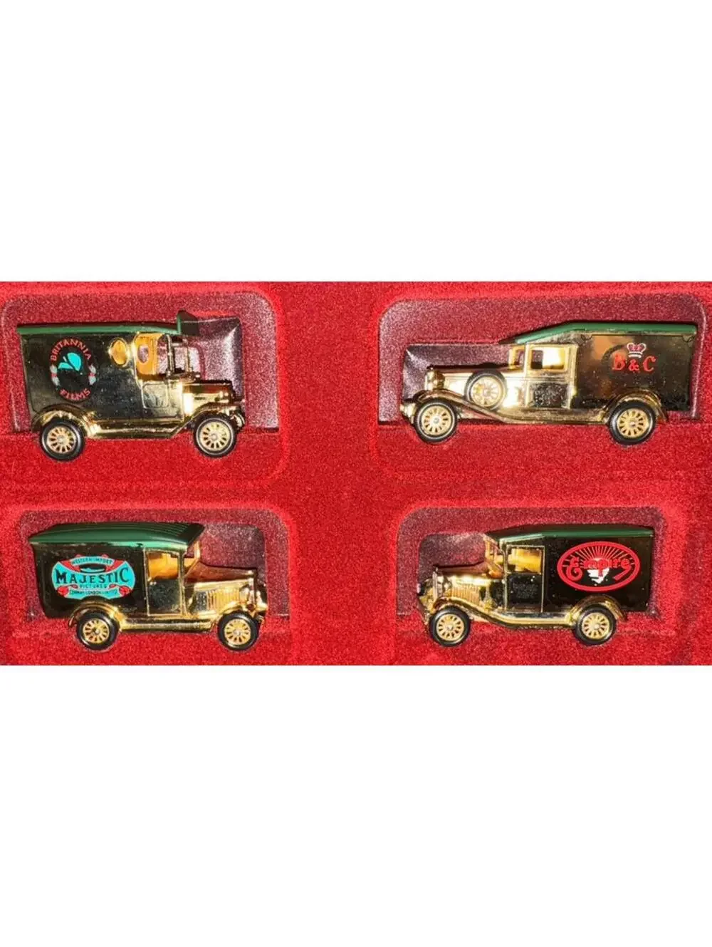 Lledo The Golden Days Of The Film Industry Collection 24K Gold Plated Limited Ed